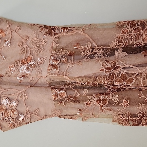 Dress The Population Fairycore Ally Floral Cocktail Dress Size Small - Picture 13 of 16